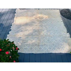 Vintage Crochet Bedspread
